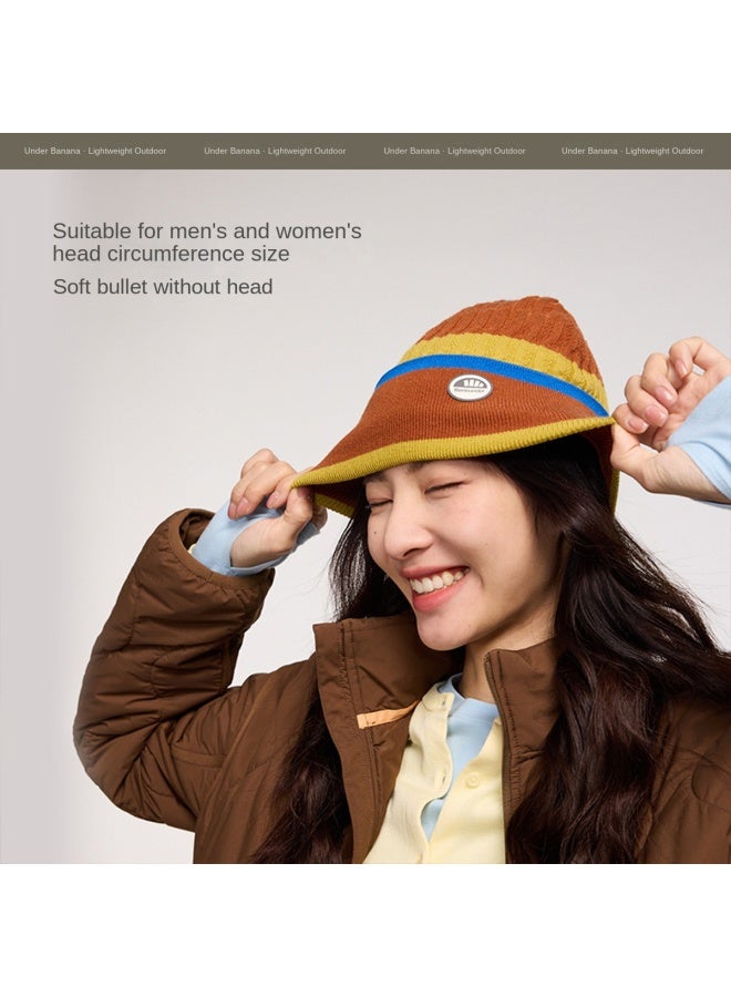 Warm Knit Beanie】unisex Stretchy Windproof Winter Hat, Slimming Design For All Seasons - Image 5