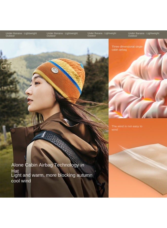 Warm Knit Beanie】unisex Stretchy Windproof Winter Hat, Slimming Design For All Seasons - Image 3