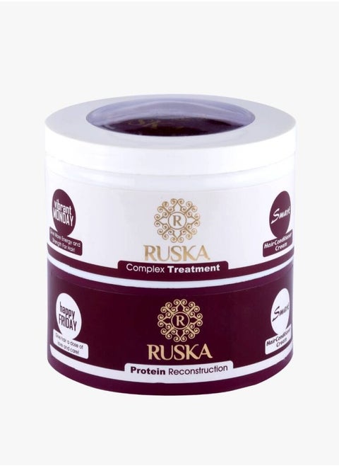 Ruska Hair Conditioner Cream 2in1 for Complex Treatment & Proteins Reconstruction