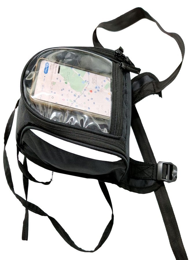 ARTHLAKSH Multipurpose Bag | Water Repellent | Strap to Leg or Hip | for Travel, Outdoor and Adventures- Black - Image 1