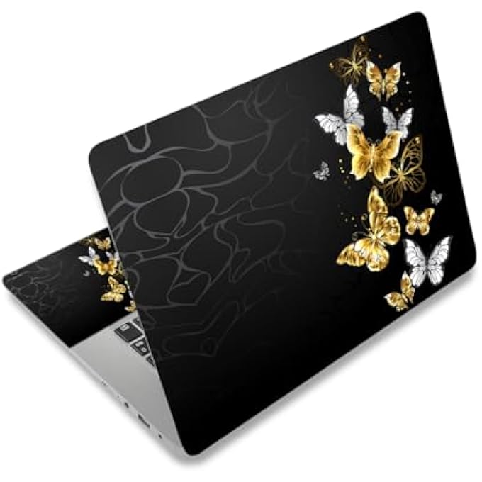 LAPTOP SKIN STICKER DECAL,12" 13" 13.3" 14" 15" 15.4" 15.6" LAPTOP SKIN STICKER PROTECTOR COVER FOR TOSHIBA HP SAMSUNG DELL APPLE ACER LEONOVO SONY ASUS LAPTOP NOTEBOOK (COOL BUTTERFLIES)