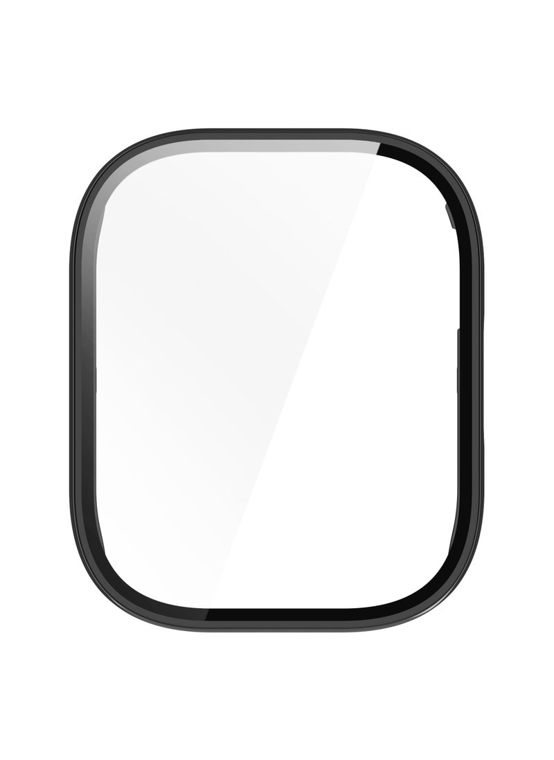 ماركة غير محددة - مناسبة ل Redmi الدخن ووتش 5 لايت الذكية ووتش مع خفف من الزجاج حماية القضية استبدال الغطاء الواقي لل Redmi الدخن ووتش 5 لايت كامل يغطي الوفير ( أسود ) - Image 1