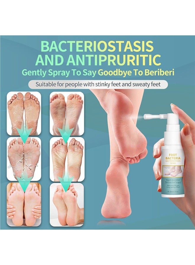 لانسيي "بكتيريا القدم Bacteriostasis رذاذ الأحذية مزيل الروائح رذاذ القدم رائحة مزيل الرائحة المعطر لإصلاح الجلد عرق رياضي " - Image 4