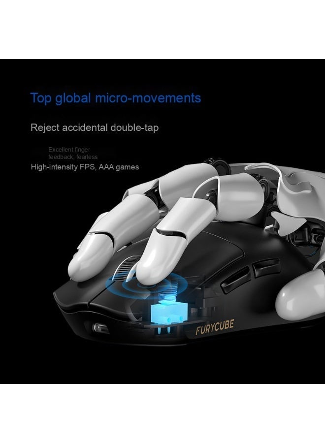مكعب غاضب ماوس ألعاب بدون سلك خفيف الوزن FURYCUBE G9 بثلاثة أوضاع - Image 3