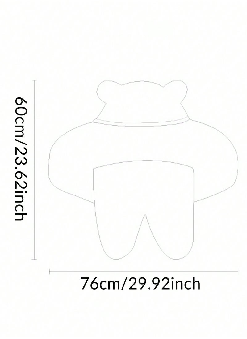 Bebiland - Baby Hooded Swaddle, Infant Wrap Blanket Bag, Newborn Receiving Blanket Unisex Boys Girls Sleeping Bag Plush Wrap, Swaddle Baby Clothes Brown Bear (0-3 Months) - Image 1