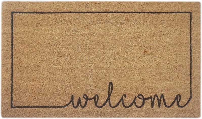 Orchid حصيرة باب مطبوعة بترحيب الأوركيد 45X75 سم - Image 1