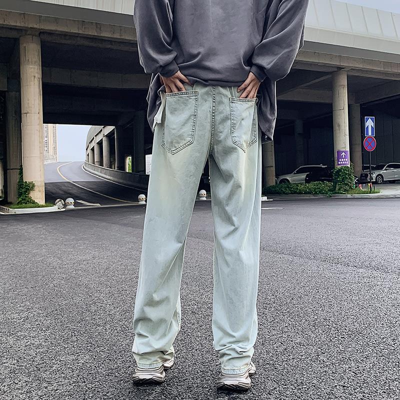 Unisex Classic Denim Jeans Loose Fit Daily Outdoor Wear - Image 4