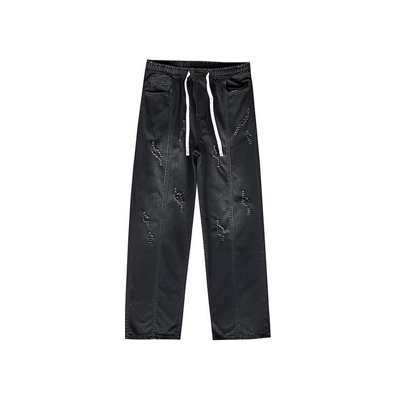 Unisex Classic Denim Jeans Loose Fit Daily Outdoor Wear - Image 5
