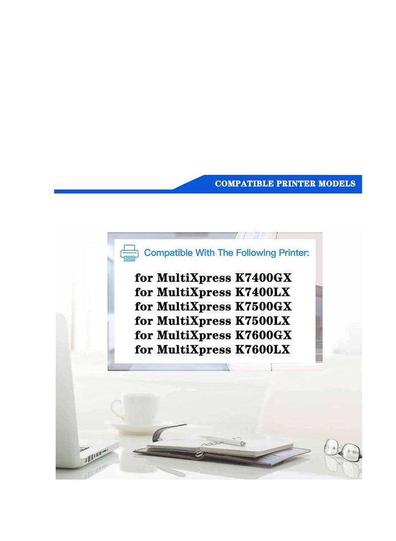 Terabyte Compatible SS818A MLT-K706S Black Toner Cartridge for Samsung MultiXpress K7400GX K7400LX K7500GX K7500LX K7600GX K7600LX Printer, High Yield 45,000Pages 1Pack - Image 2