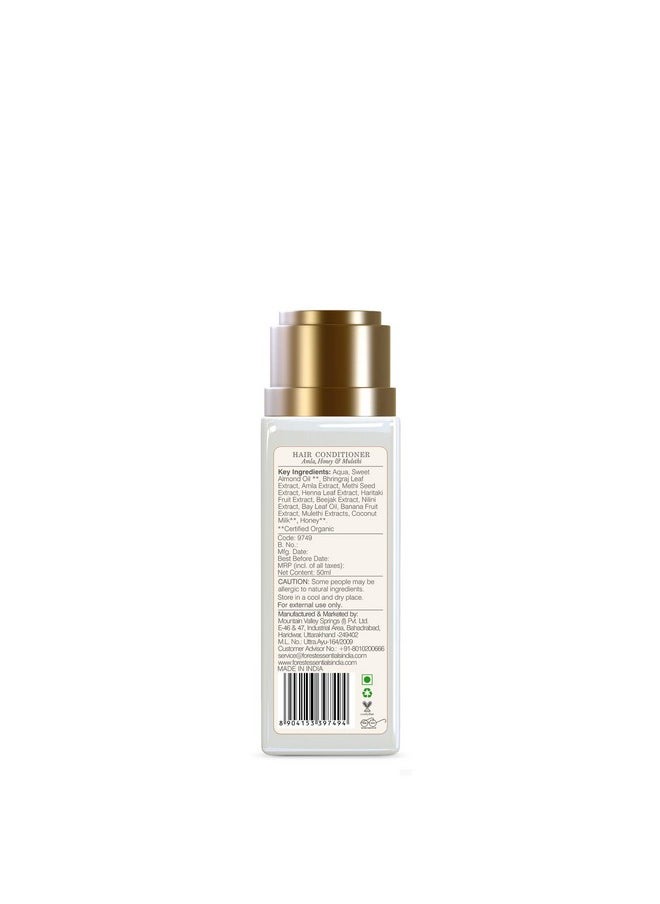 Forest Essentials Hair Cleanser Amla Honey & Mulethi|Ayurvedic Natural Shampoo|For Dull Dry Hair|Controls Hair Thinning & Breakage|Sulphate & Paraben Free, 1 Count  - Image 4