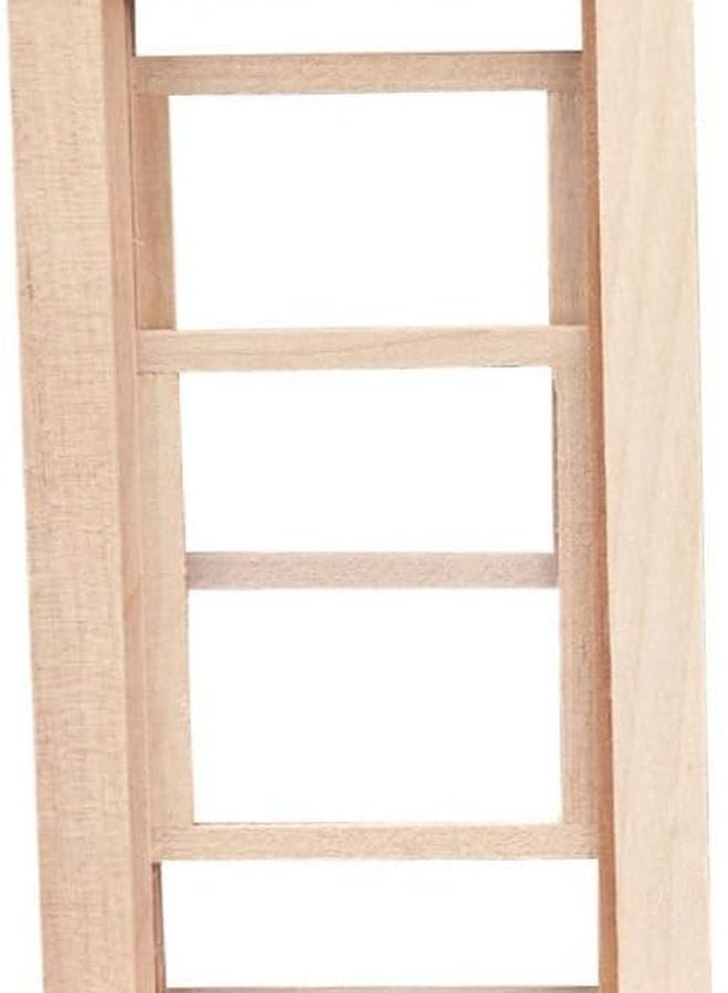 Miniature White Wooden Window Frame For Dollhouse Decor And Photography Props - Image 1