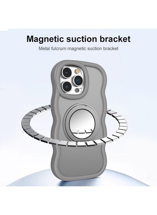 اس-توب جراب لهاتف iPhone 15 Pro مزود بحامل مرآة MagSafe - Image 2