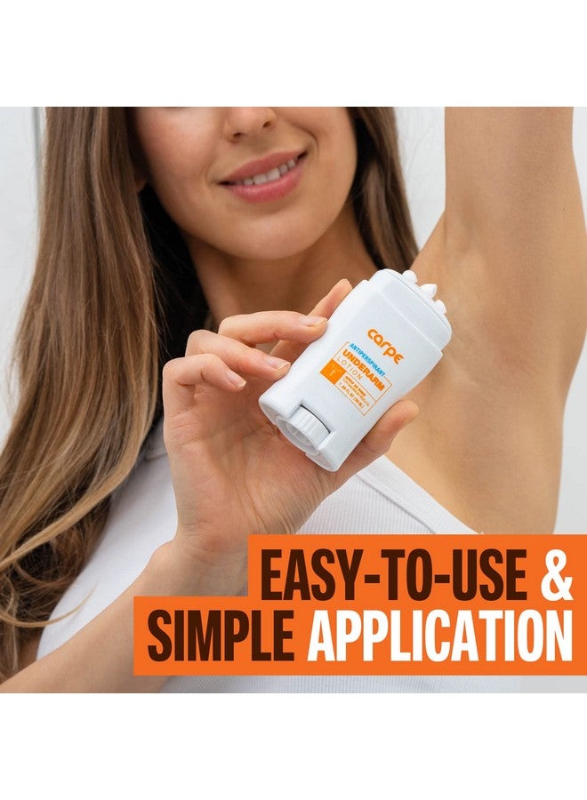 Carpe Antiperspirant Underarm And On-The-Go Wipes Package (1 Underarm Clinical Strength, 15 Individual Antiperspirant On-The-Go Wipes), Stop Excessive Sweat - Great For Hyperhidrosis - Image 3