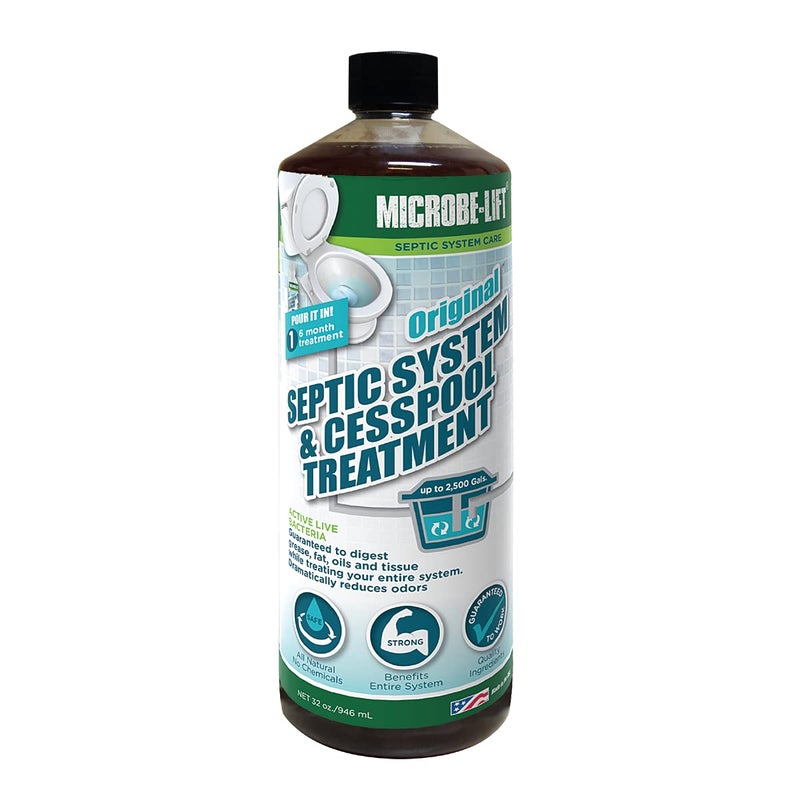 Microbe Lift Microbe-Lift Original Septic System & Cesspool Treatment - 32 Ounces - Image 1