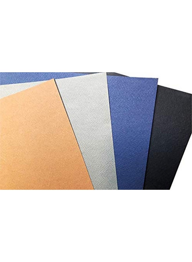 MUNGYO Professional Pastel Paper Pad A4 Size for Oil Pastel, Dry Pastel 30 Sheets (Dark Assorted) - Image 2