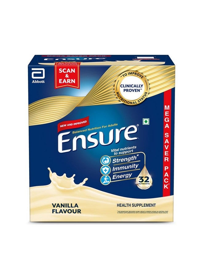 Ensure No 1 Nutritional Supplement Drink in the world 32 nutrients High Protein,Calcium,Vit D, Vanilla 1.9kg - Image 1