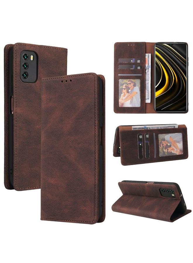 اس-توب جراب لهاتف Samsung Galaxy A82، جراب جلدي أفقي بسيط مع إغلاق بالشفط وحامل وفتحة للبطاقات ومحفظة - Image 1