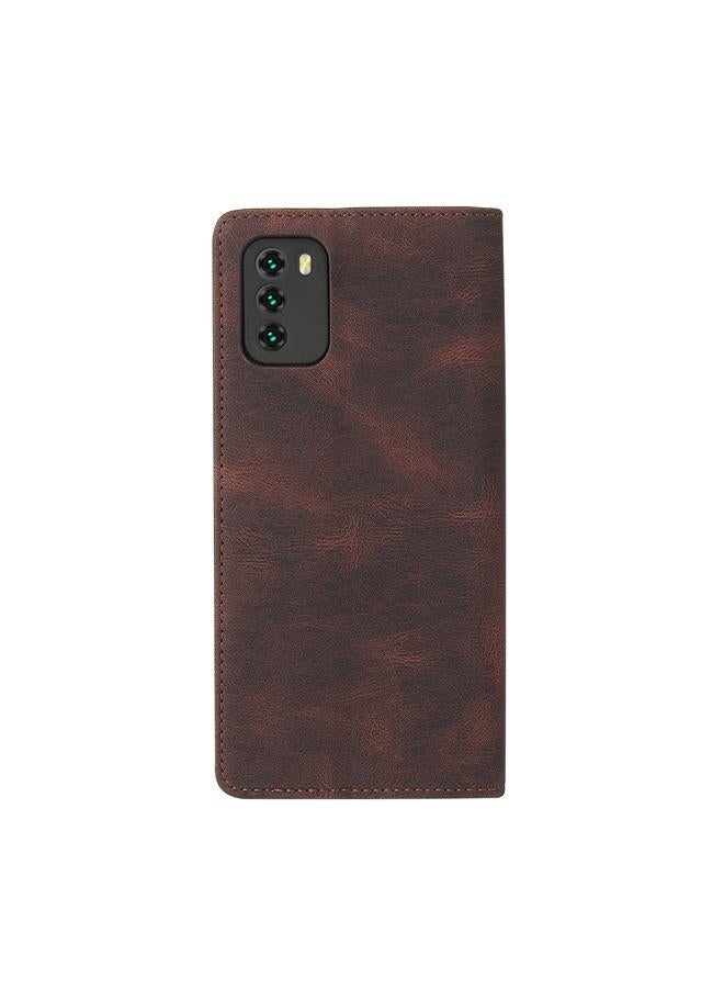 اس-توب جراب لهاتف Samsung Galaxy A82، جراب جلدي أفقي بسيط مع إغلاق بالشفط وحامل وفتحة للبطاقات ومحفظة - Image 3