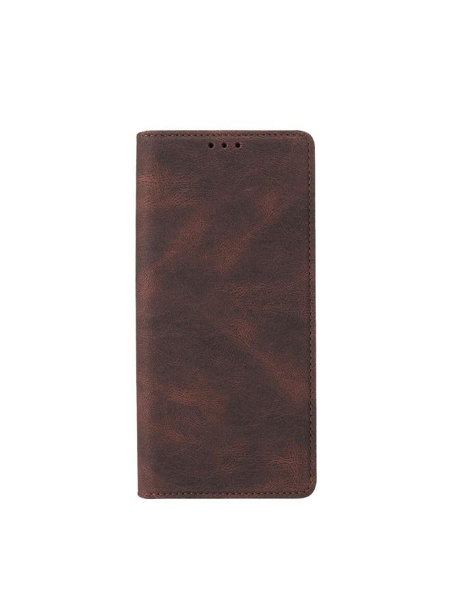 اس-توب جراب لهاتف Samsung Galaxy A82، جراب جلدي أفقي بسيط مع إغلاق بالشفط وحامل وفتحة للبطاقات ومحفظة - Image 2