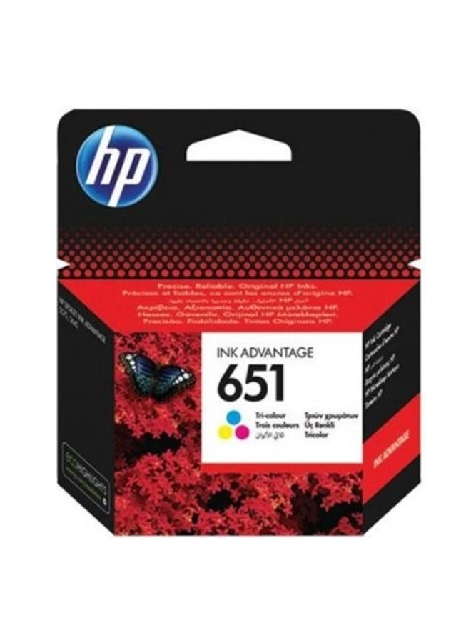 HP خرطوشة حبر سائل 651 أصفر / أزرق / وردي - Image 2