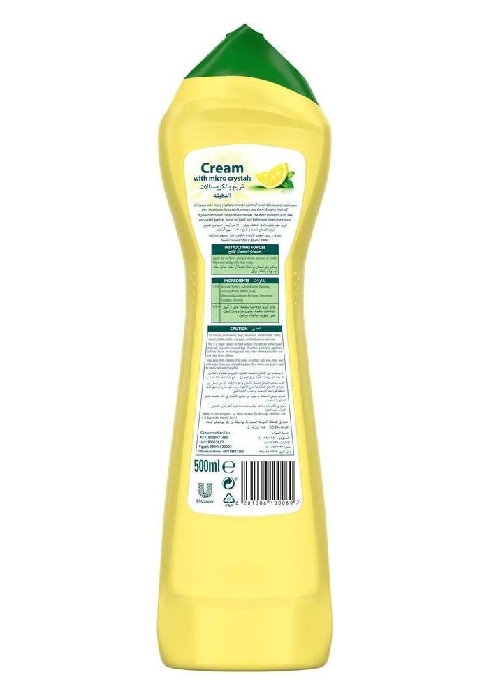 Jif Cream Cleaner Lemon - 2 x 500 ml - Image 4