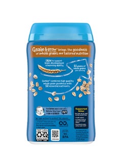 Gerber Gerber, Cereal for Baby, Grain & Grow, 1st Foods, Oatmeal, 8 oz (227 g)  - Image 3