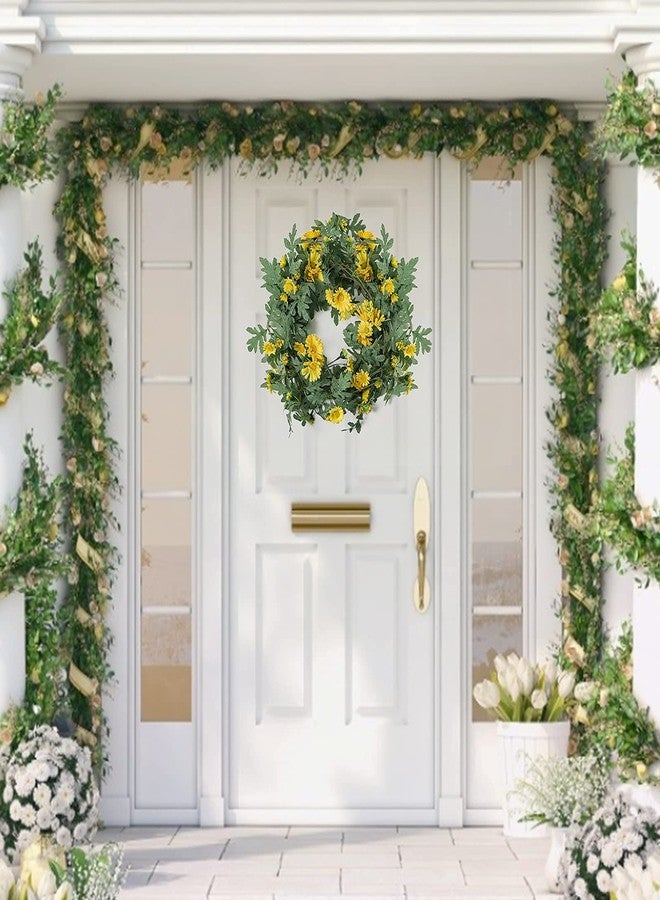 SOMYTING Artificial Daisy Garland Decorative Fake Flower Vine Hanging 5.6Ft Silk Flower Greenery for Home Garden Outdoor Ceremony Wedding Arch Floral Decor - Image 5
