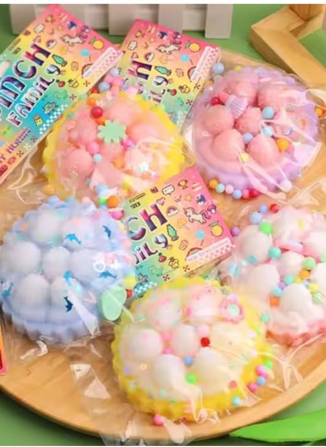 Generic - Cupcake Fidget Mochi is a cute and soft toy made of a mochi-like material, perfect for relieving stress and anxiety. - Image 1