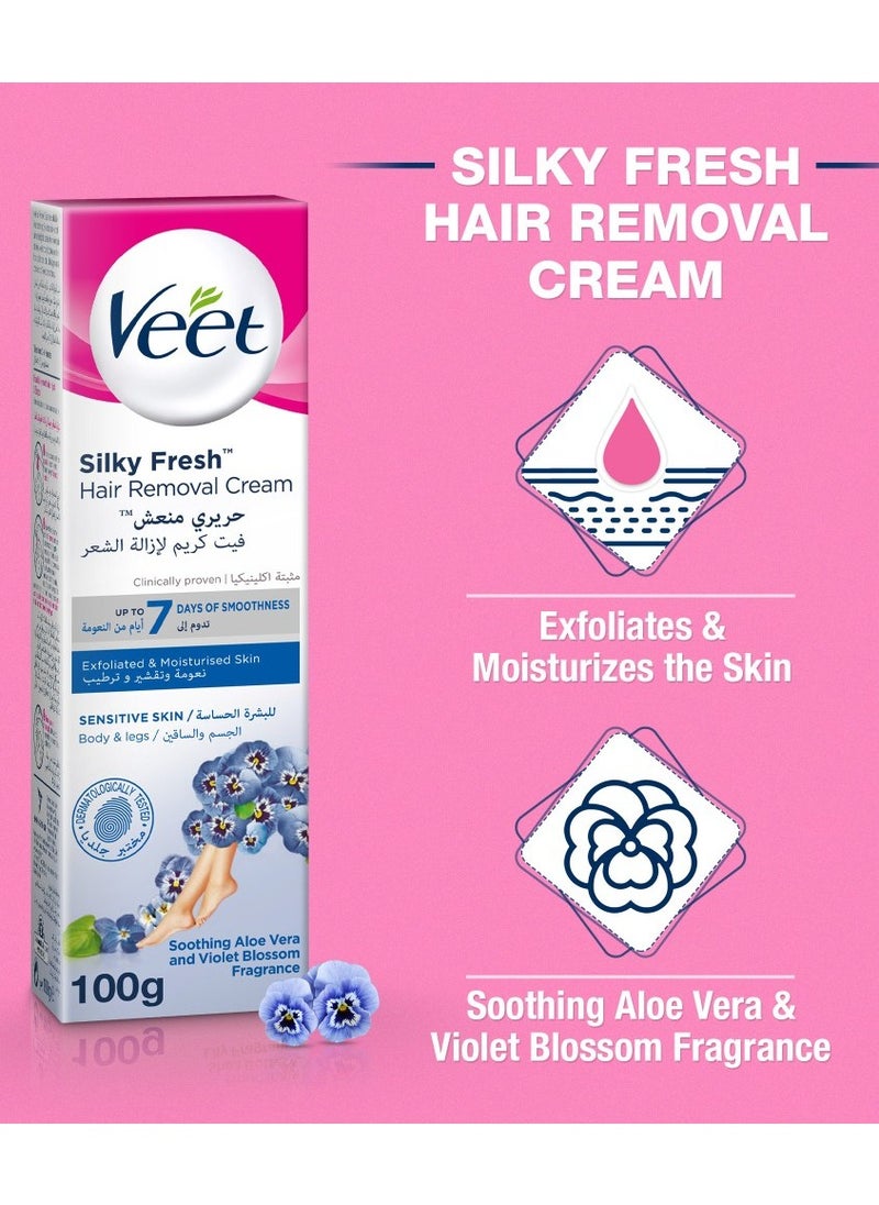 Veet - Sensitive Skin Hair Removal Cream, 100G - Image 1