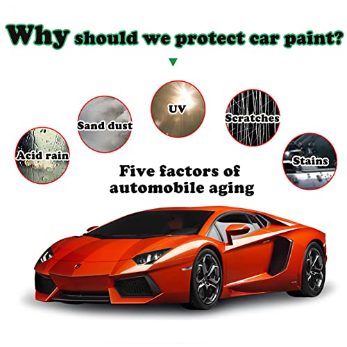 Elepure Black Gold Car Wax with Pad Solid Auto Carnauba Cars Care Polish Cleaner Waxing Repair Scratches Ceramics Coating for Black Cars 300g with Free Waxing Sponge, 10.6oz - Image 3