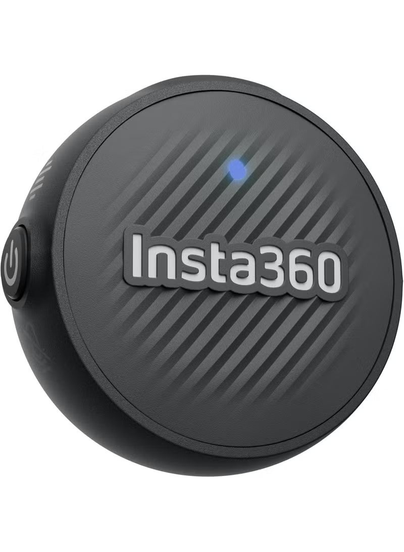 انستا 360 جهاز إرسال هوائي Insta360 Mic، خفيف الوزن للغاية 7.9 جرام، ميكروفون لاسلكي X5/Ace Pro 2، إلغاء الضوضاء، تسجيل فيديو، بث مباشر - Image 1