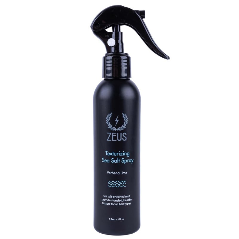 ZEUS Texturizing Sea Salt Hair Spray, Professional Volumizing & Styling Mist, Enhance Texture & Volume for Effortless Beachy Hair & Beard, Lightweight Hold & Matte Finish (Made in USA) - Image 2
