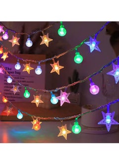 Mei Lifestyle 3m Long Multicolor Star String Lights with Batteries 20 LED Decorative Lights  - Image 1