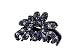Fodattm Elegant Rhinestone Large Size Fancy Hair Claw Clips Plastic Hair Clamp Jaw Clip NonSlip Barrette Hair Updo Grip Bath Accessories Blue grey - Image 2