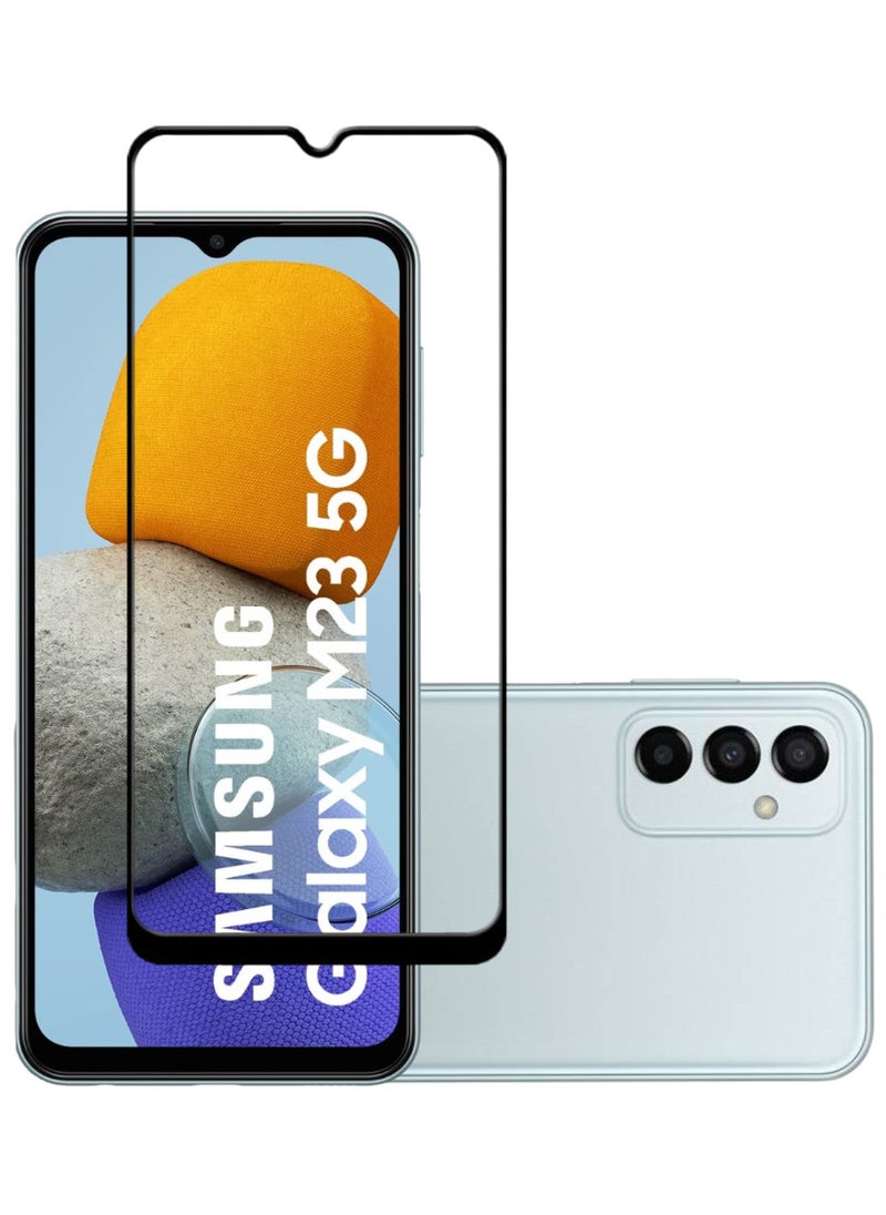 ACLIX Antistatic ESD Dustproof Premium Quality High Definition Tempered Glass Screen Protector Designed For Samsung Galaxy M23 - Image 1