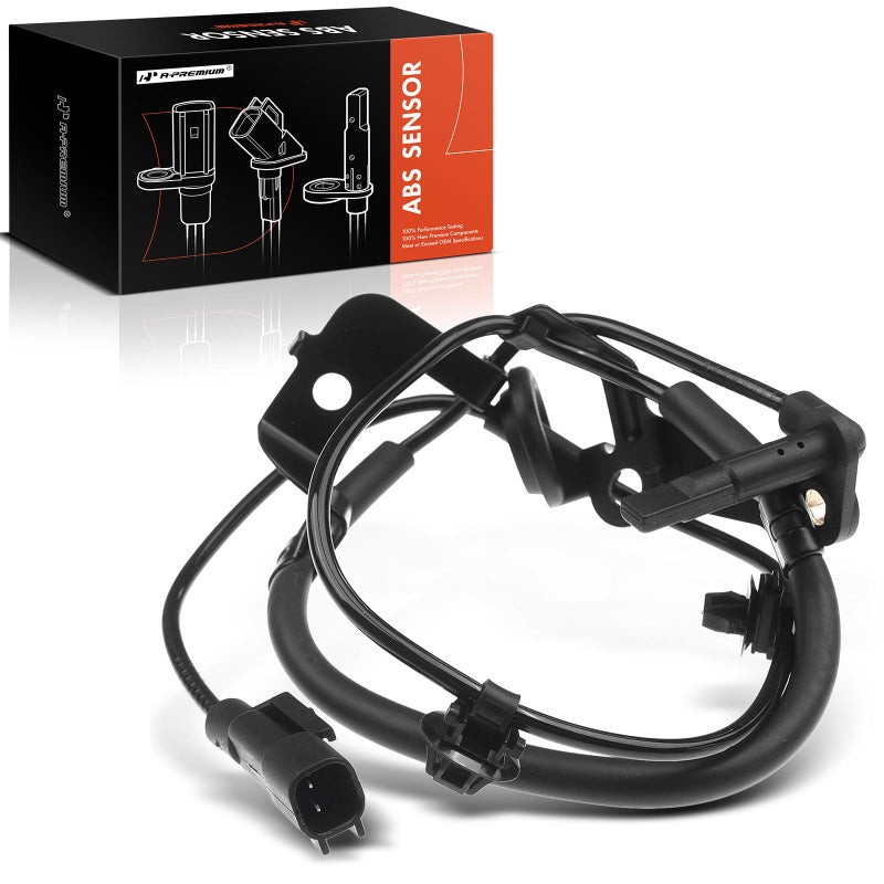A-Premium A-Premium ABS Wheel Speed Sensor Compatible with Mitsubishi Models - Lancer 2009-2010/2012-2014, Outlander 2007-2010 - Rear Left Driver Side, Replace# 4670A157, 4670A583  - Image 1