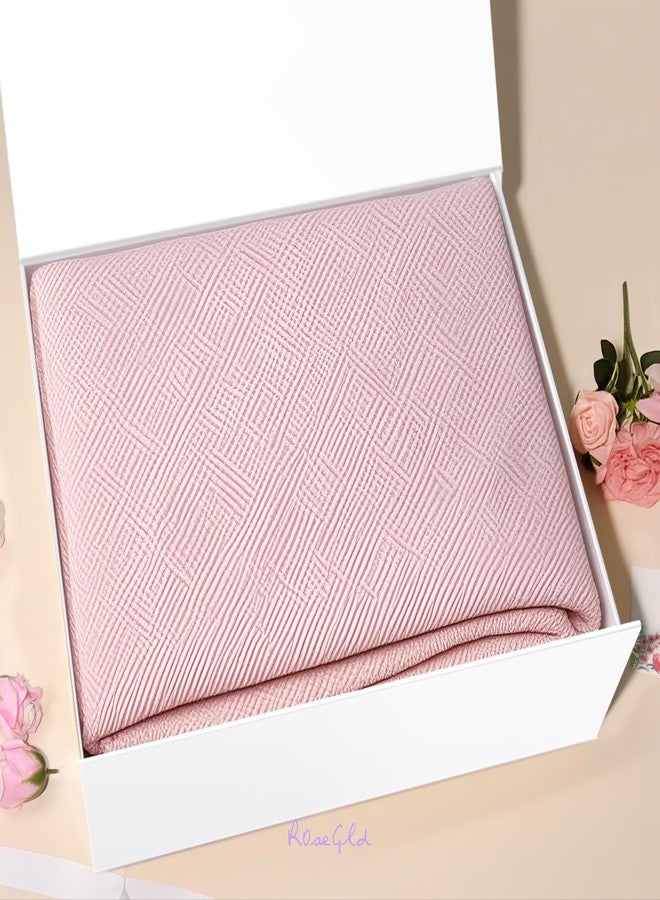 ROSEGLD Extra Large Gift Box 20x16x7.2 Inches, Giant White Magnetic Gift Box with lids for Presents, Bridesmaid Proposal Box (Glossy White - Image 4