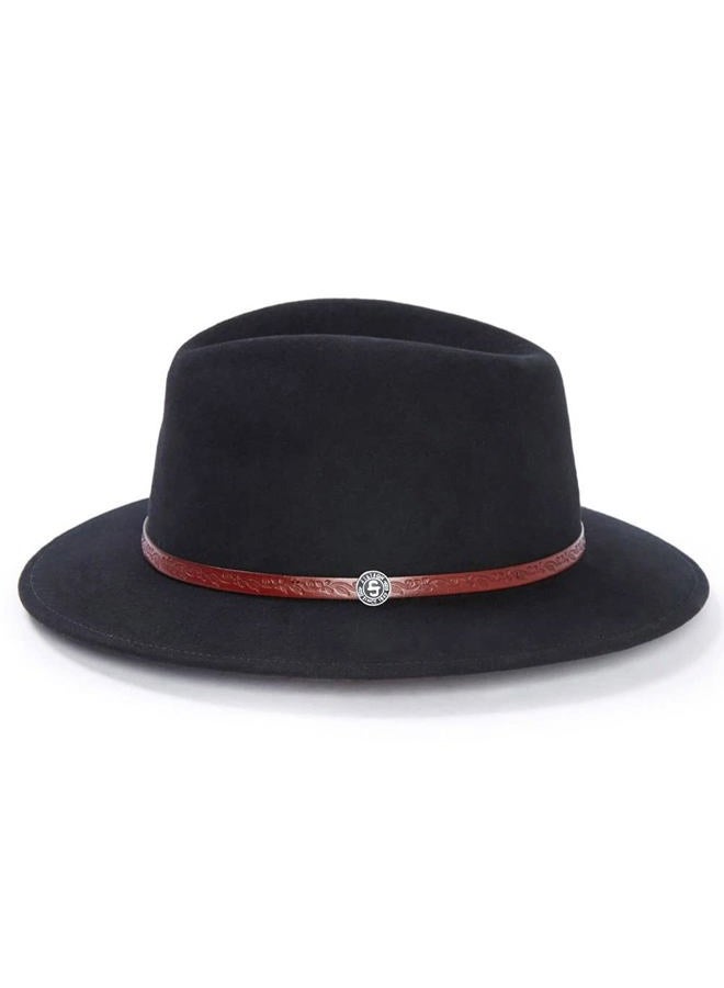 Stetson Dobbs TWCMWL-8824 Classic Mens Cromwell Crushable Cowboy Hat Black 7 1/2 - Image 3