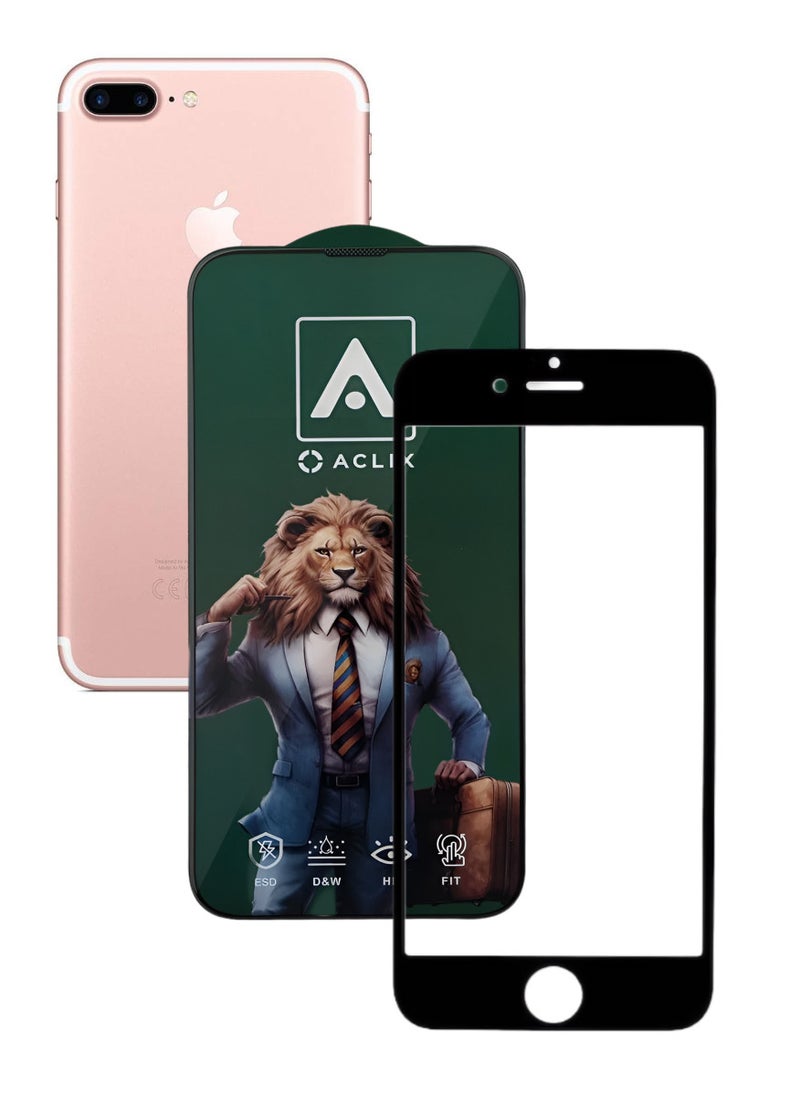 ACLIX Antistatic ESD Dustproof Premium Quality High Definition Tempered Glass Screen Protector Designed For iPhone 7 Plus - Image 1