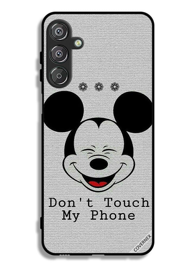 Covernex Samsung Galaxy F36 Protective Case Cover Don't Touch My Phone Mickey - Image 1