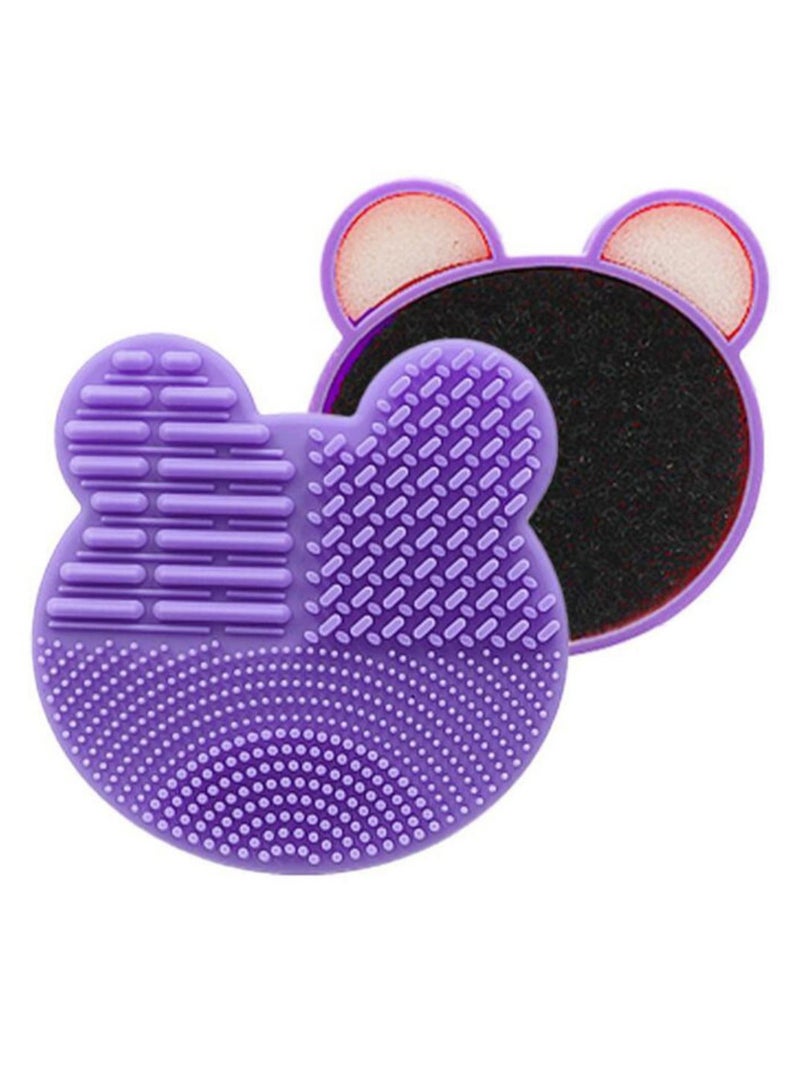 فرشاة تنظيف بنمط رسمة كرتونية بنفسجي/ أسود - Image 1