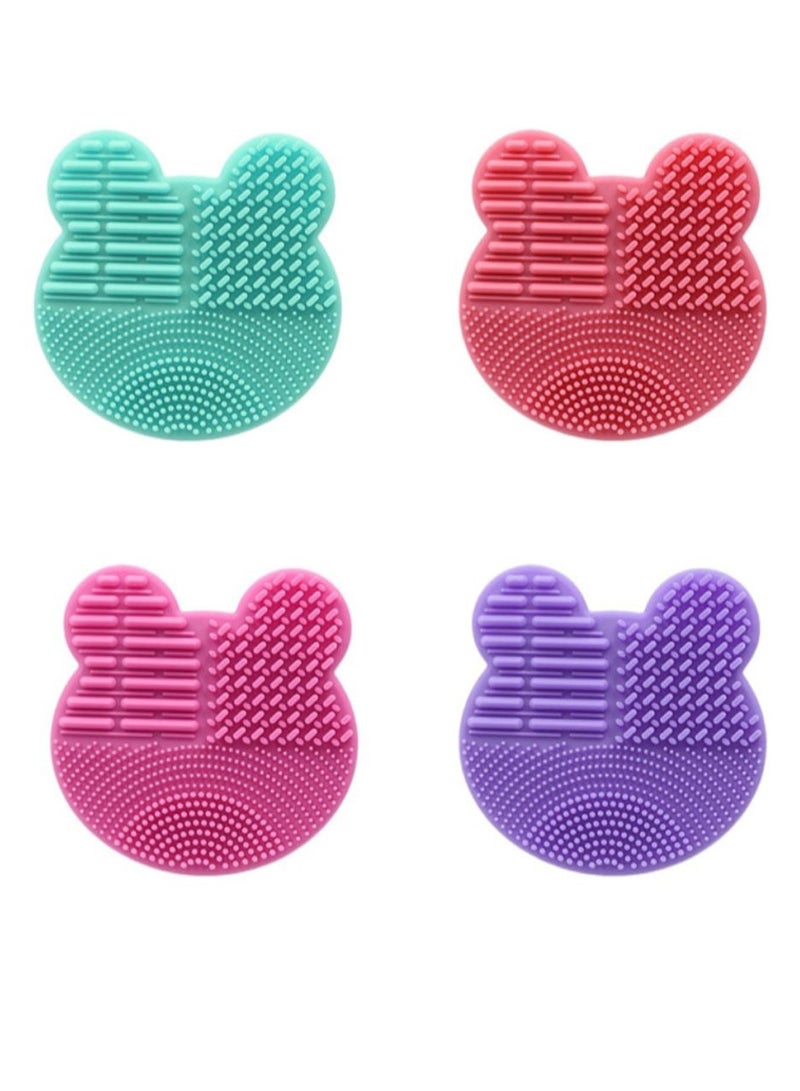 فرشاة تنظيف بنمط رسمة كرتونية بنفسجي/ أسود - Image 2