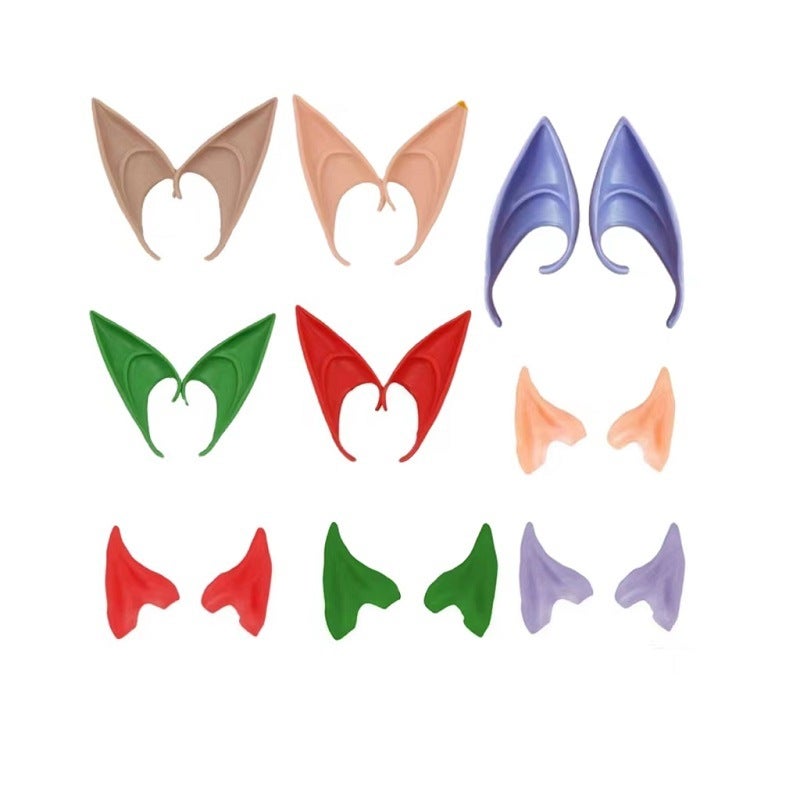 Halloween Elf Makeup Ears Props Avatar Elf Ears Cute Vampire Queen Luminous Fake Ears - Image 2