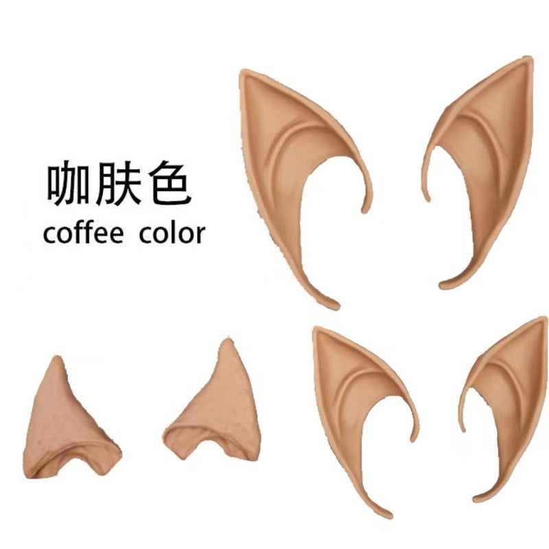 Halloween Elf Makeup Ears Props Avatar Elf Ears Cute Vampire Queen Luminous Fake Ears - Image 4