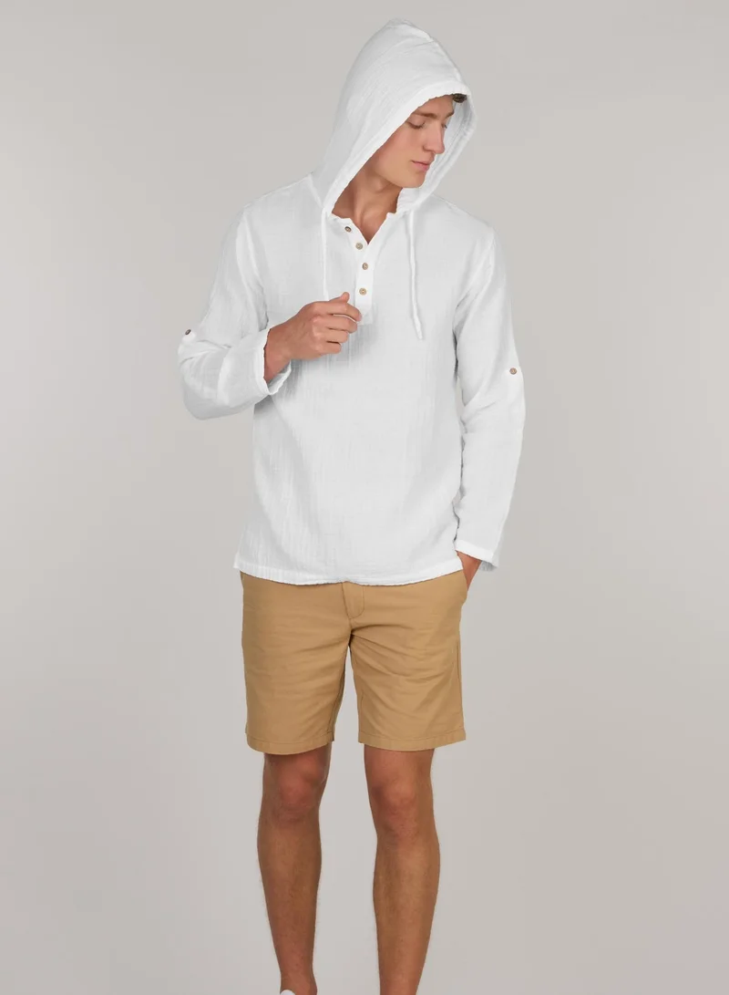 Just Nature  Resort Long Sleeve Hoodie for Men | Best Price UAE