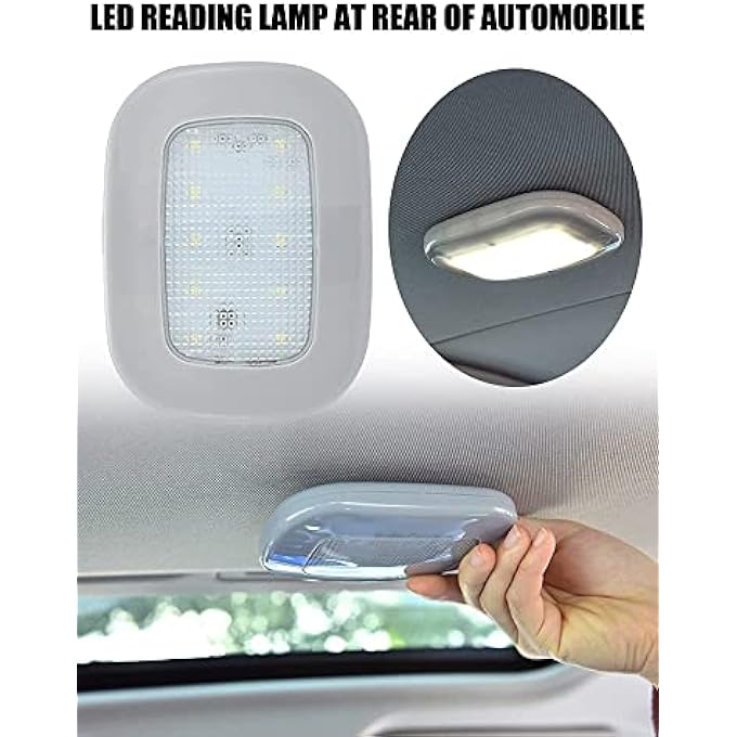 Excefore Car Led Lights Interior Portable Small Incar Led Touch Lights With 10 Bright Led Lamp Beads Usb Rechargeable Lighting Light Car Emergency Light Warm White Light - Image 3