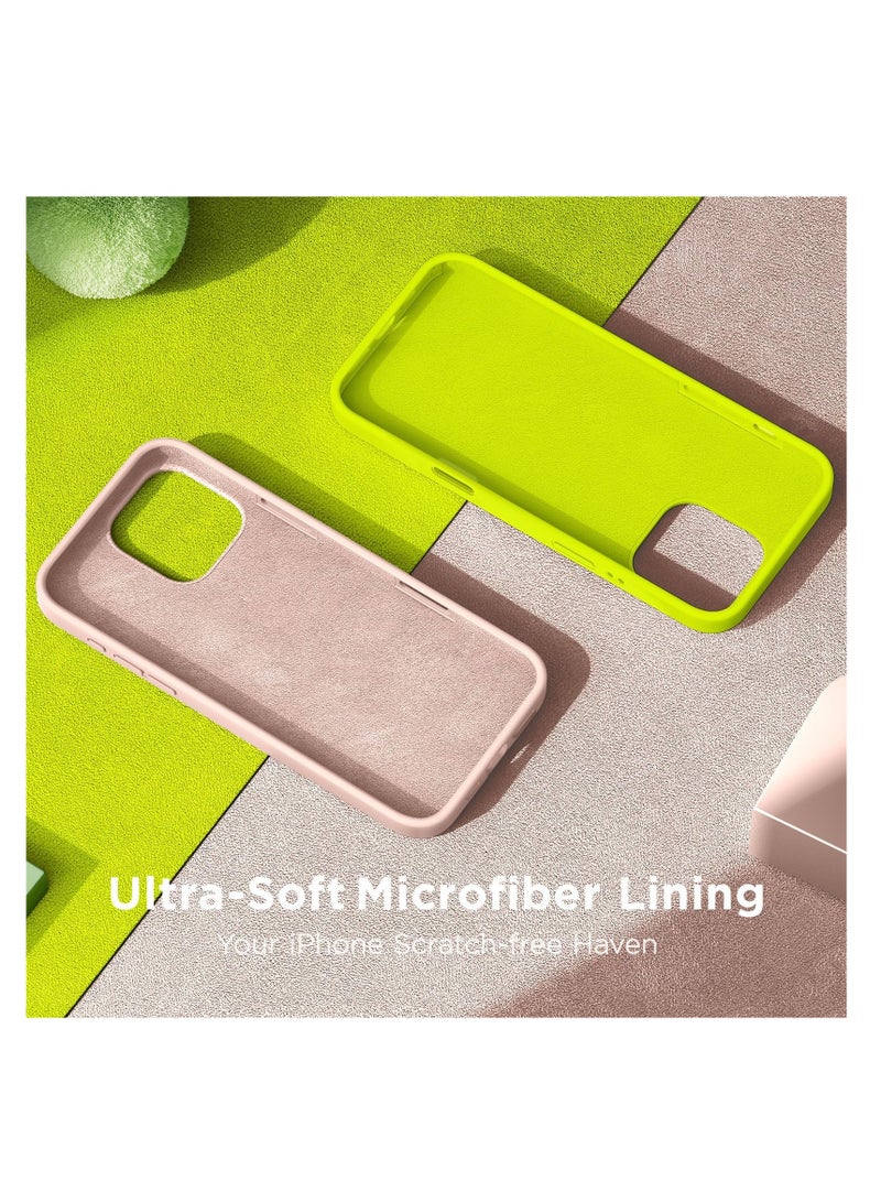 Aookay Compatible with iPhone 16 Pro Max Case, [Silky and Soft Touch Series] Premium Soft Liquid Silicone Rubber Full-Body Protective Bumper Case for iPhone 16 Pro Max (Sand powder) - Image 4