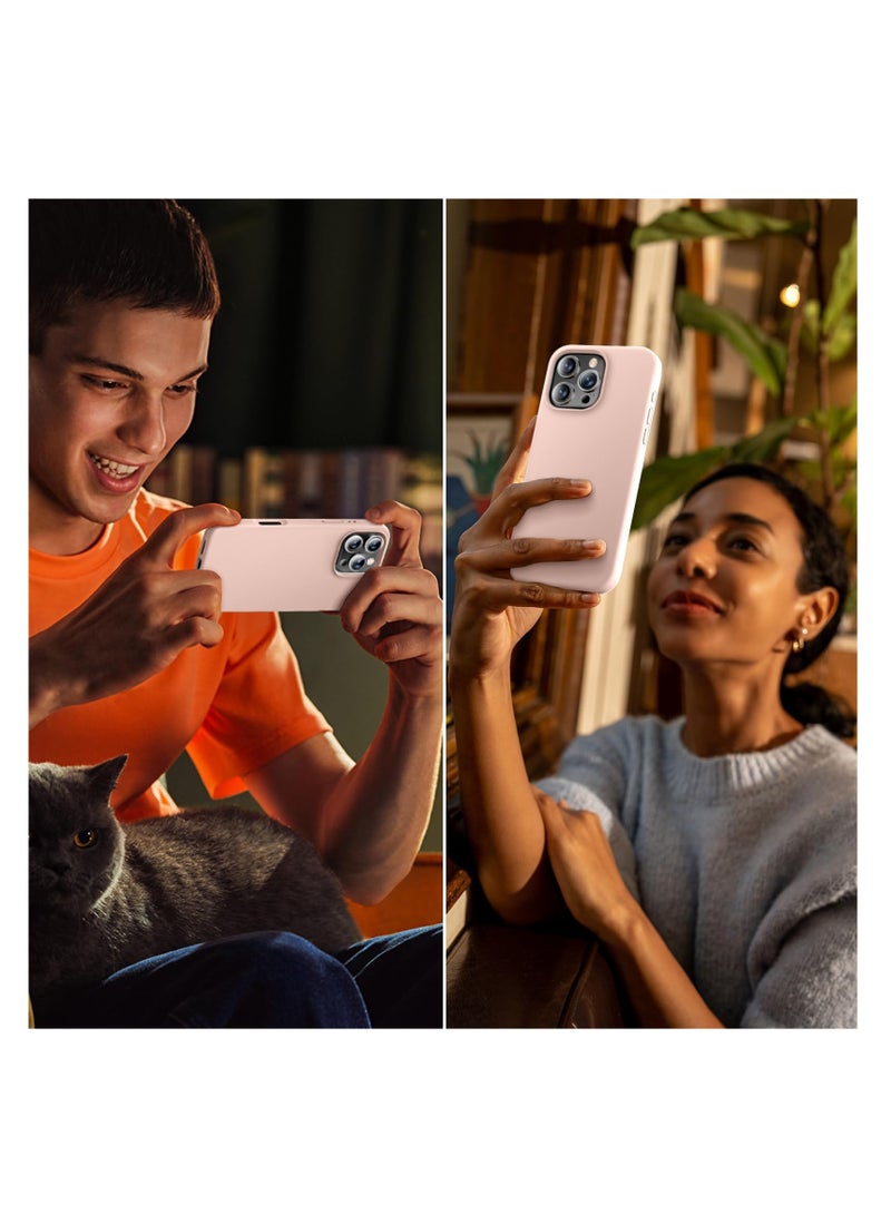 Aookay Compatible with iPhone 16 Pro Max Case, [Silky and Soft Touch Series] Premium Soft Liquid Silicone Rubber Full-Body Protective Bumper Case for iPhone 16 Pro Max (Sand powder) - Image 5