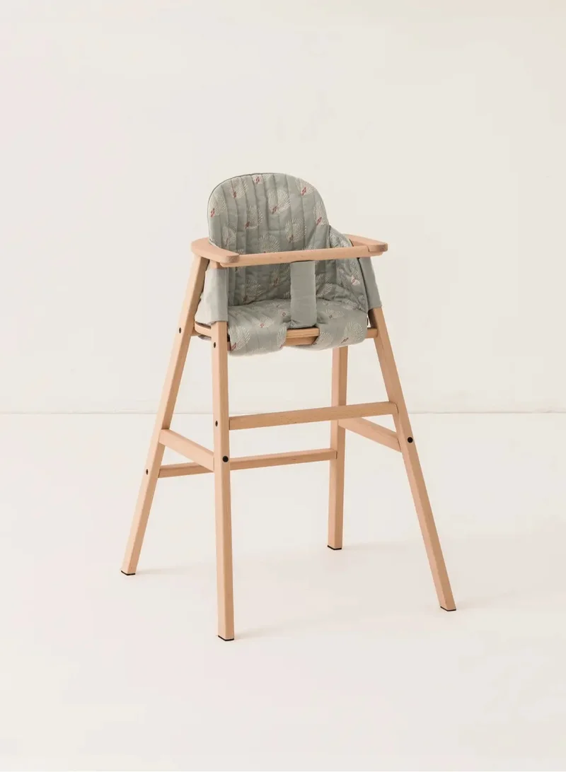 نوبودينوز Blue Gatsby & Cream Growing Green High Chair Cushion