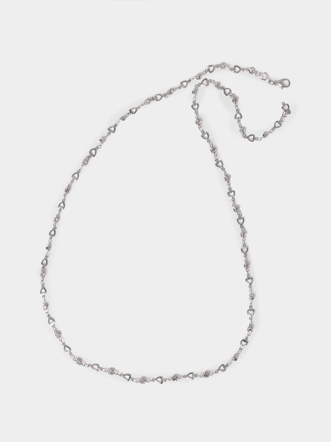 Styli Styli Embellished Heart Trail Necklace  - Image 1